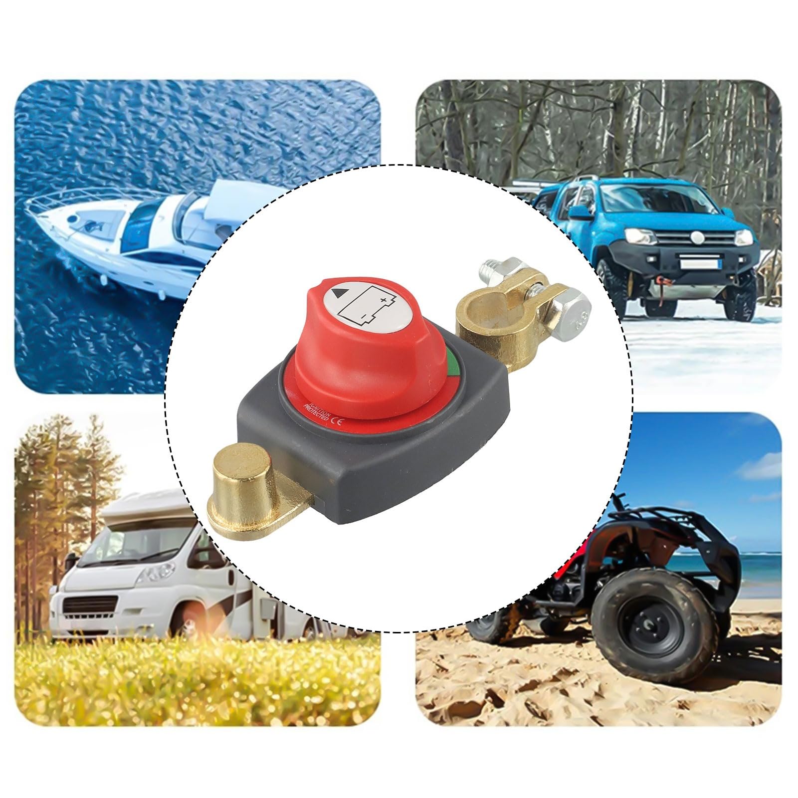 Blue Sea Systems 4006 Standard CableCap, Large, Beige