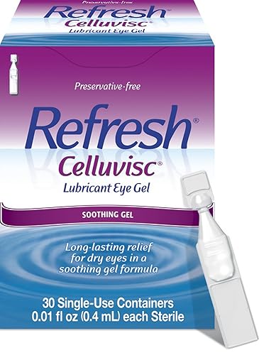 Refresh Gel de ojos lubricante de Celluvisc 30 contenedores de un solo uso 001 fl oz paquete de 1 4554
