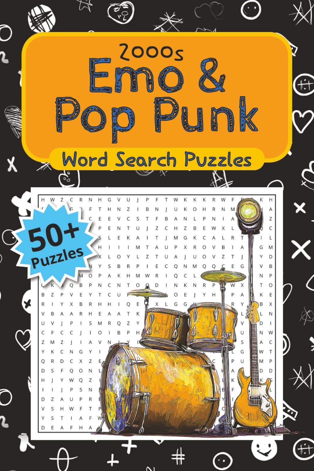 2000s Emo & Pop Punk Word Search Puzzles: Nostalgic Word Searches with Easy To Read Print about emo, post-hardcore, and pop punk bands of the 2000s | ... for Nostalgia, Entertainment and Holidays