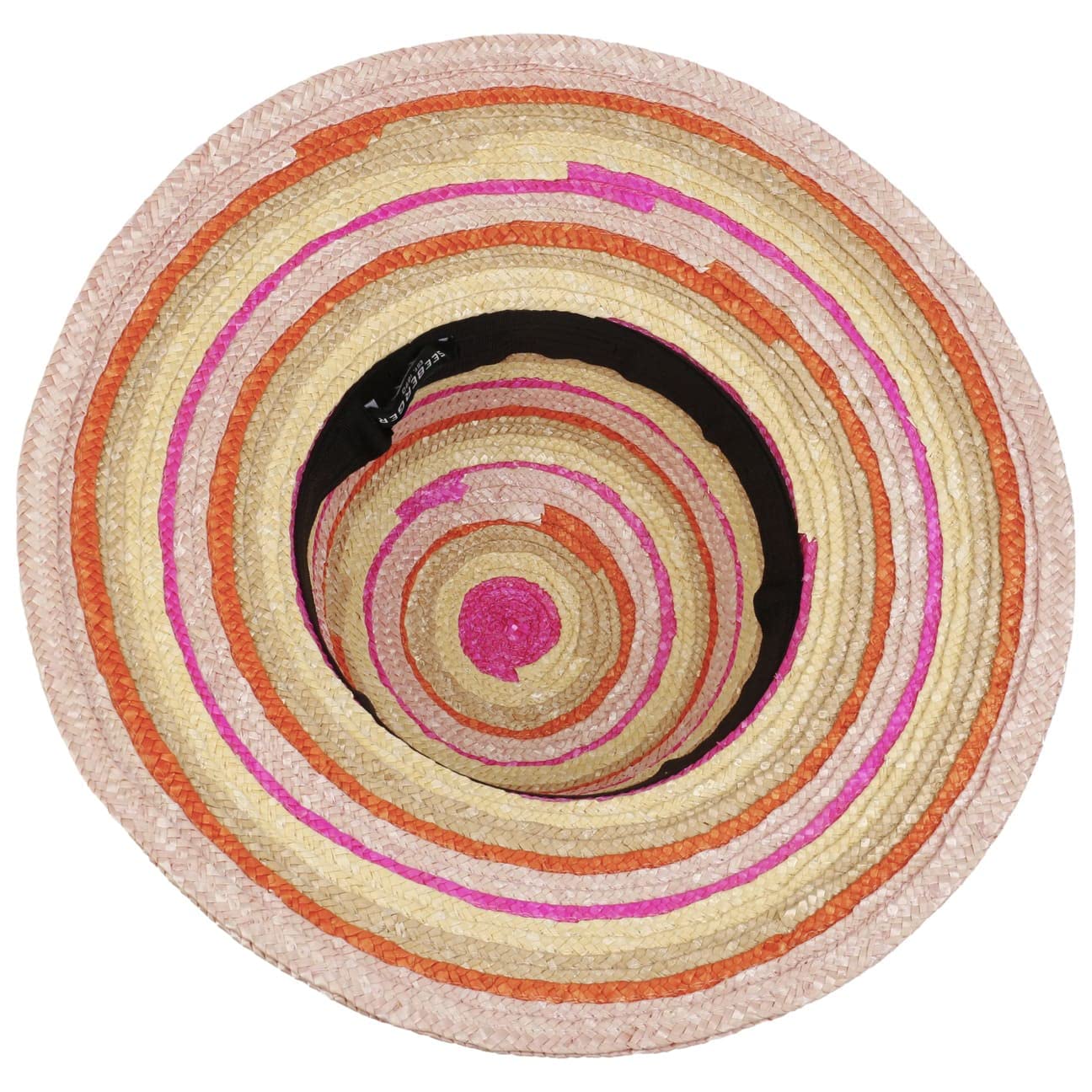 Seeberger Sombrero de ala Ancha Tavila Mujer - Trenzado para el jardín Sol Verano Primavera/Verano