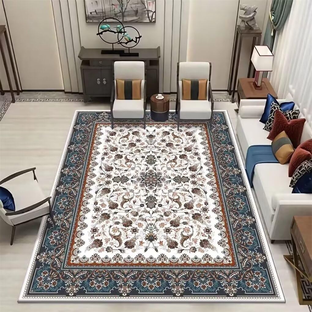 Tapis chambre garcon lavable en vinyle 200x200cm pour un entretien facile