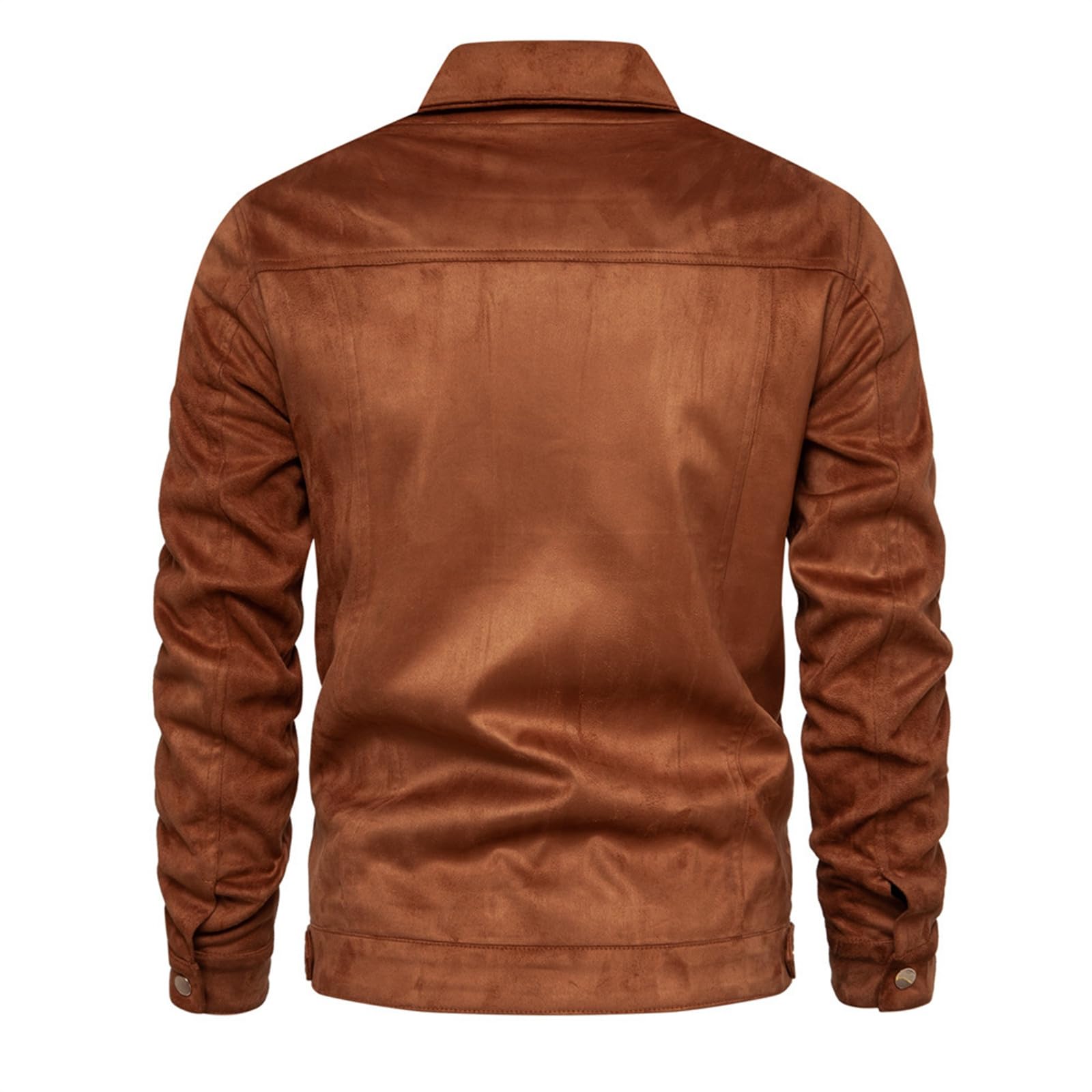 Generisch Outdoor Fleecejacken FüR Herren Herren- Winter-Motorrad-Lichtjacke, lässige Mode, schlanker, hochwertiger Mantel