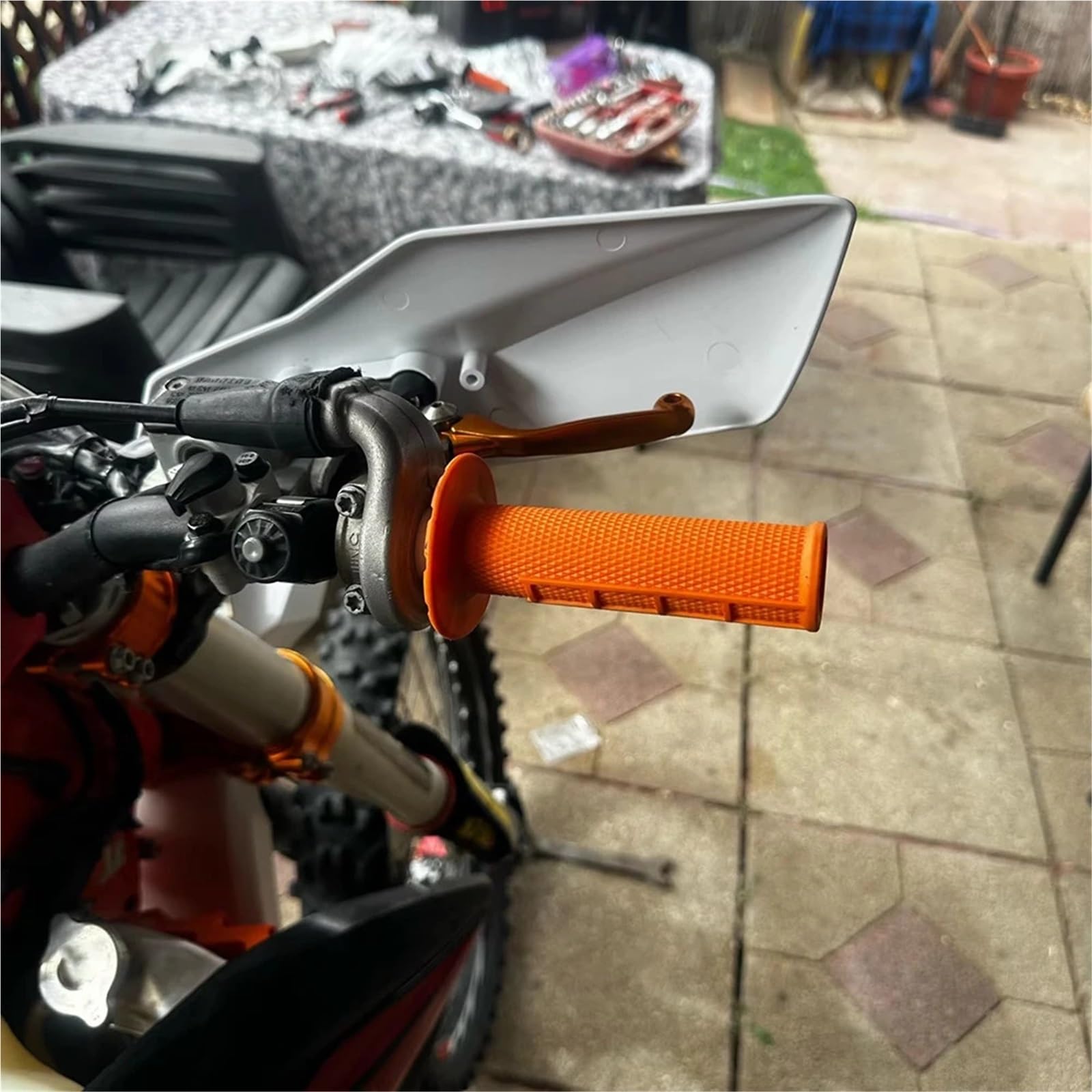 Końcówki kierownicy motocyklowej Do Chwytu Kierownicy SX EXC | Uchwyt ręczny Cam Uchwyty na kierownicę Klej Motocykl 50 65 85 125 150 200 250 300 400 450