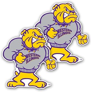 VictoryStore Western Illinois University - Window Decal (Set of 2) - Bulldog