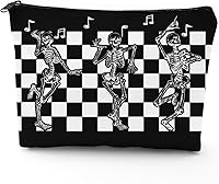 Vista 11 de Bolsa de maquillaje de leopardo, de gran capacidad, portátil, para artículos de tocador, bolsa de cosméticos para mujeres, bolsa de viaje