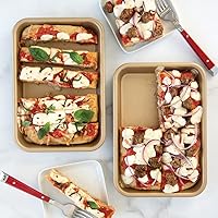 Vista 2 de Nordic Ware Naturals Bandeja Octava Antiadherente, Paquete de 2