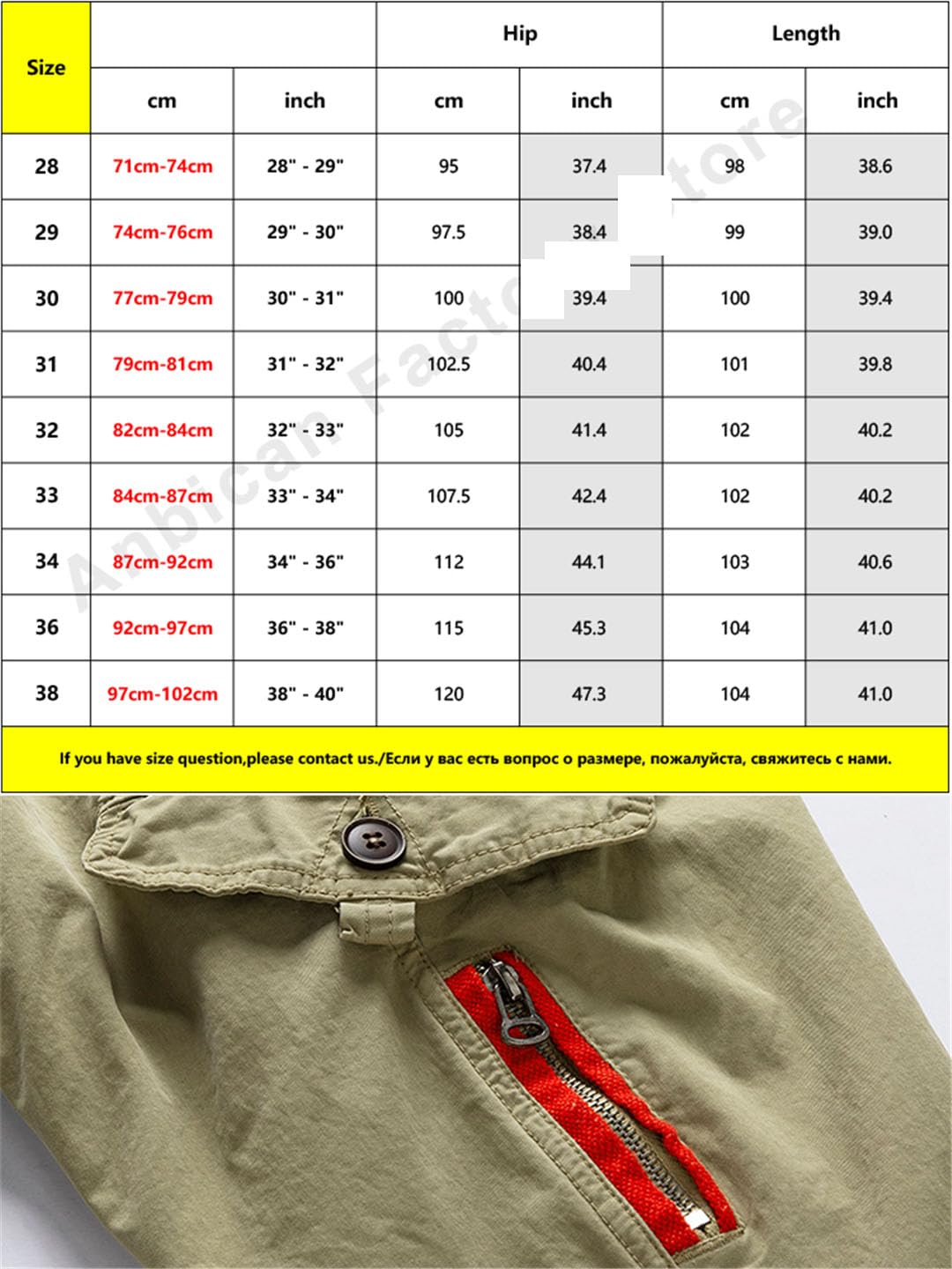 Vogrtcc Pantalones Cargo para Hombre, con Múltiples Bolsillos, De Algodón Elástico, Informales, Militares, Tácticos