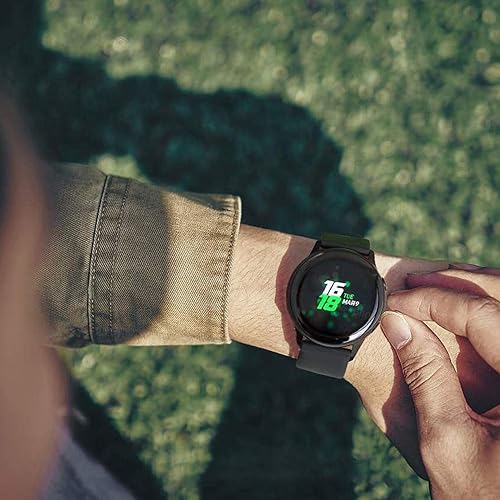 Miniatura 2 de Correas de reloj de silicona suave de 0.866 pulgadas compatibles con Samsung Galaxy Watch 1.811 inSamsung Galaxy Watch 654 3 1.772 inGear S3