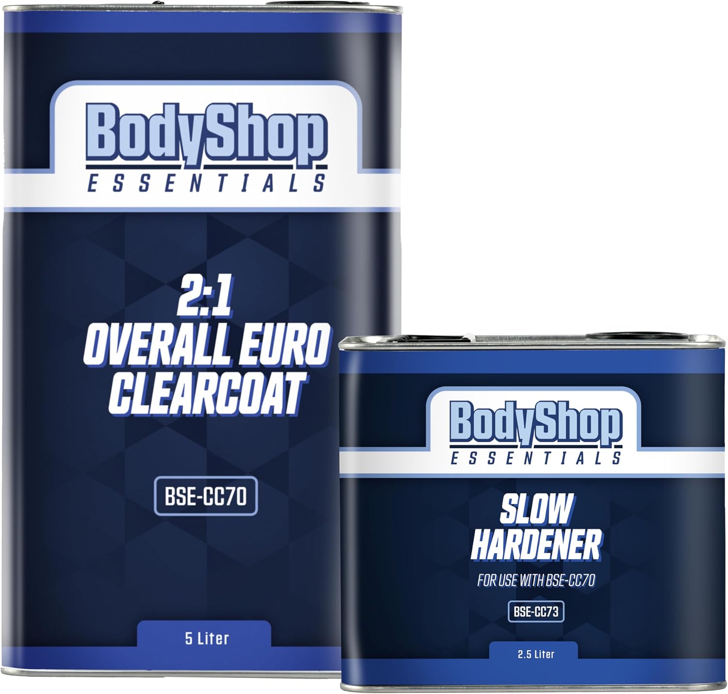 Overall Euro Clearcoat & Hardener Set Up, Automotive Clear Coat Kit (Clearcoat & Slow Speed Hardener)
