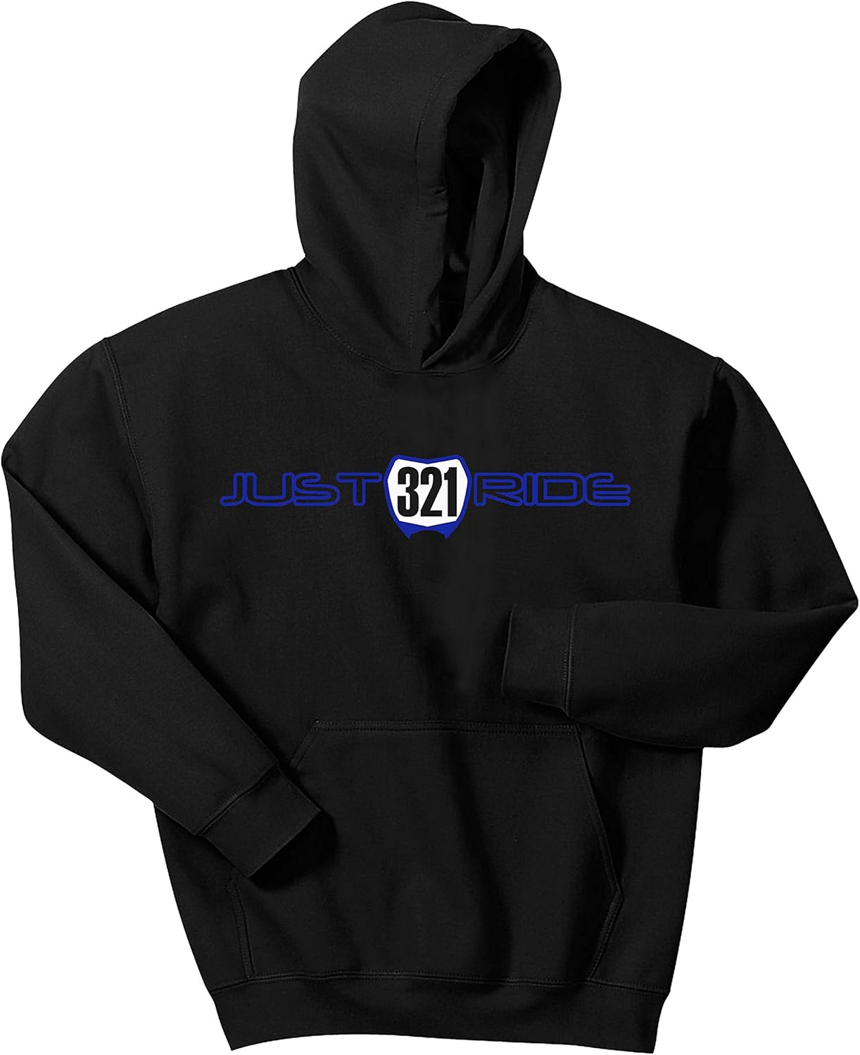 Just Ride Motocross Number Plate Custom Personalized Hoodie Sweat Shirt