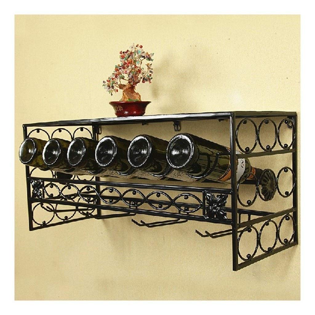 Porte-gobelet à vin suspendu et support bouteille mural pour optimiser votre cuisine
