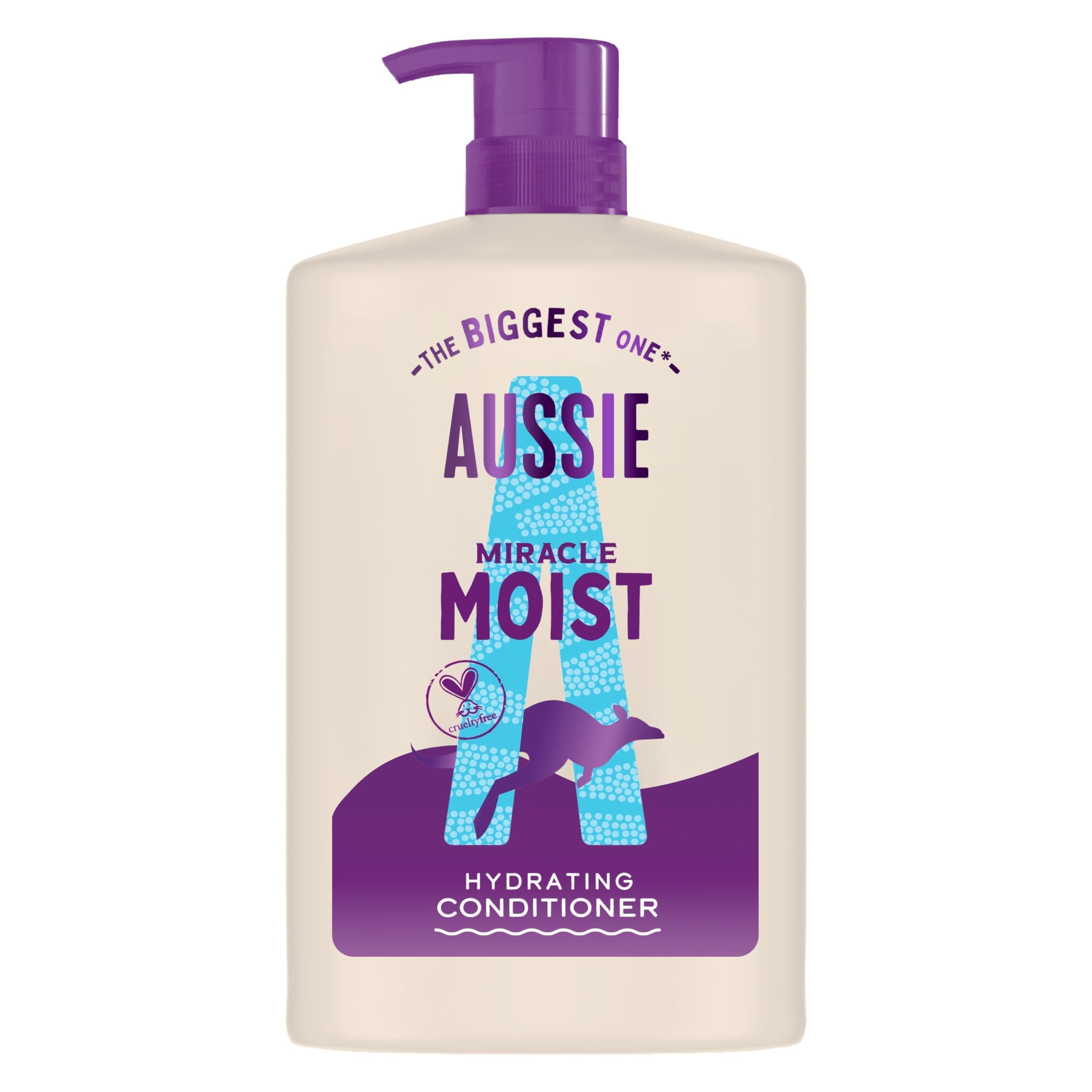 Aussie Miracle Moist Detangling Conditioner 1000ml, Feuchtigkeitsspendende Formel zum Wiederbeleben und Wiederherstellen von Brüchigem & Trockenem Haar, Vegan und Tierversuchsfrei