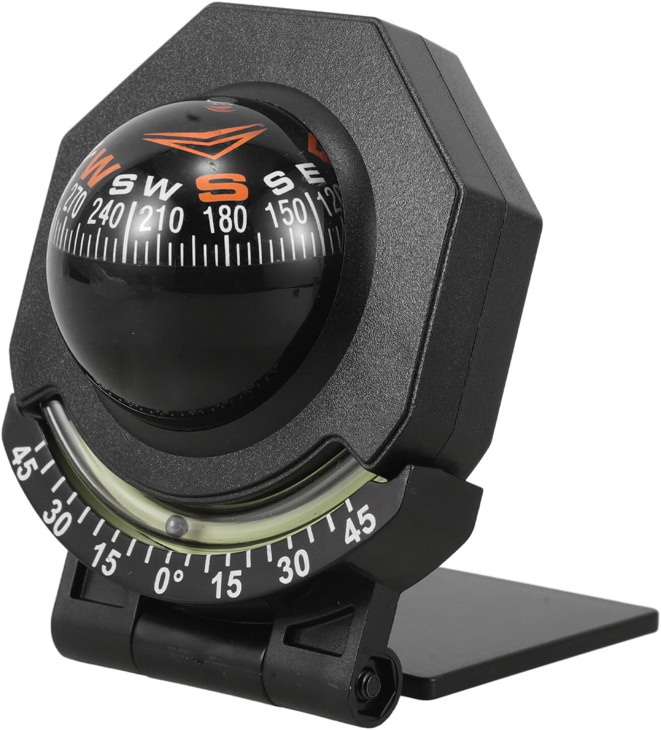 LABRIMP Car Compass for Dashboard Auto Interior Compass Ball with Bottom Mount for Vehicle Marine and Off-Road Navigation Hiking Direction Guidance