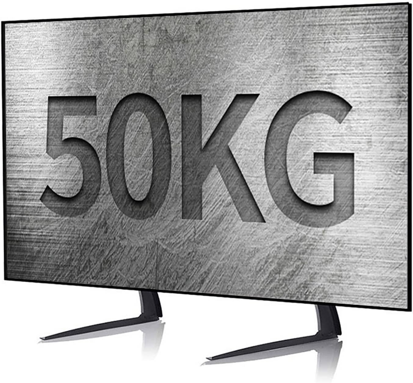 SGKOMN Monitor Arms TV Stand Desktop TV Stand Cold-Rolled Steel Triangle Stable Base Desktop TV Stand is Suitable for Most 37-70 Inch LCD LED Flat Panel TVs