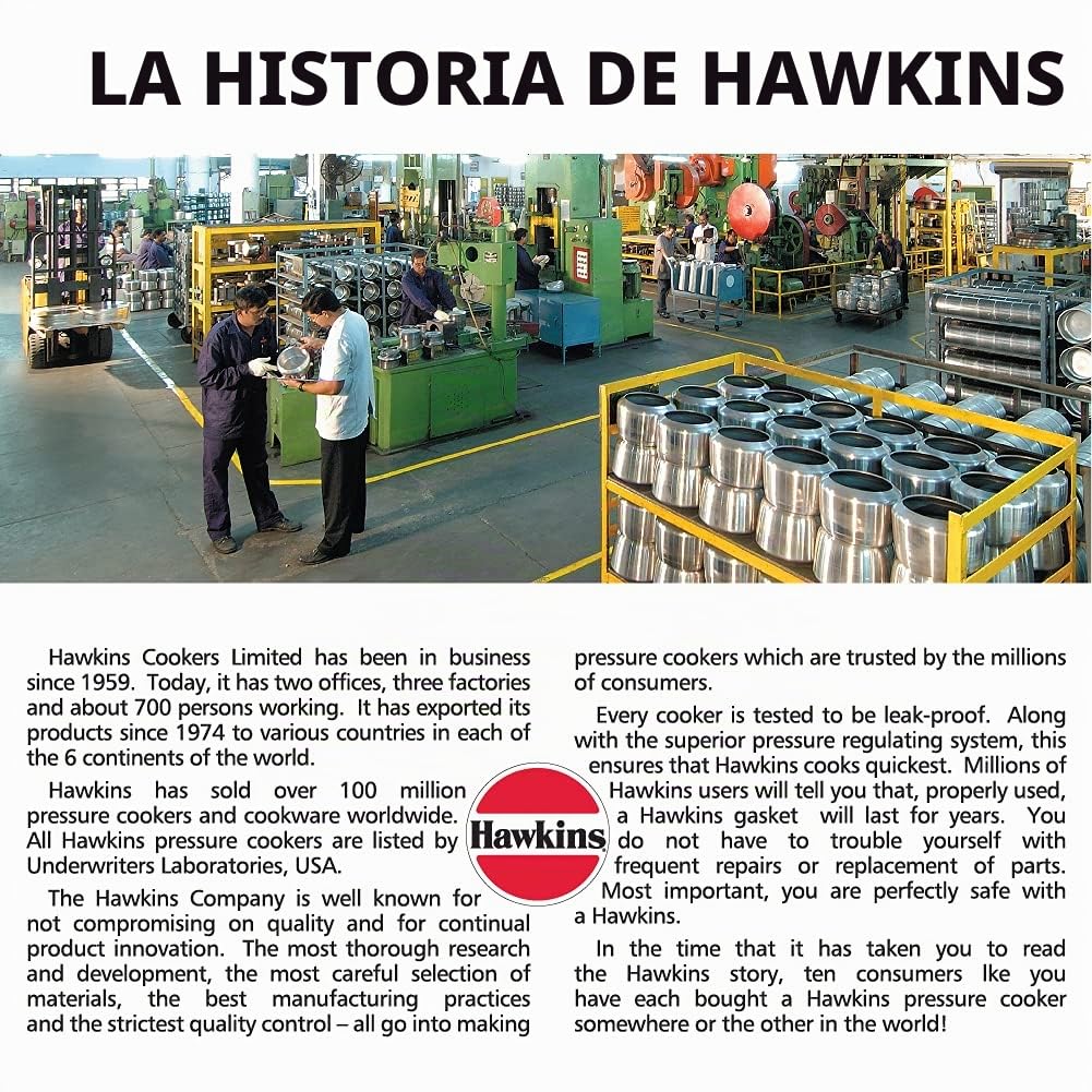 Hawkins Hevibase ih20 inducción Olla a presión, pequeño, Plata, Aluminio, Plateado, 3-Litre