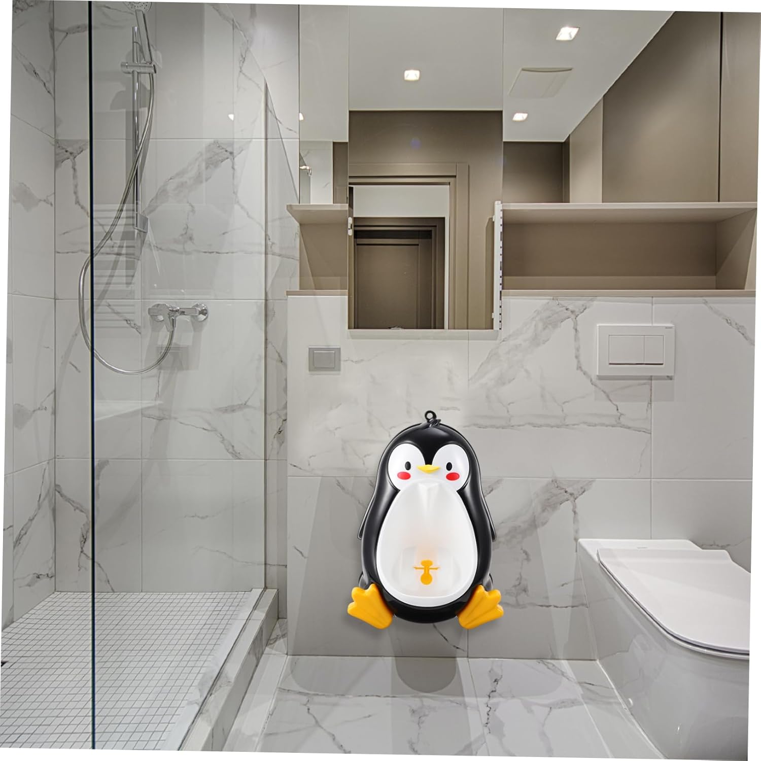 NOLITOY Boys and Girls Urinal for Potty Training High Class Pp Material Wall Mountable Fun Design