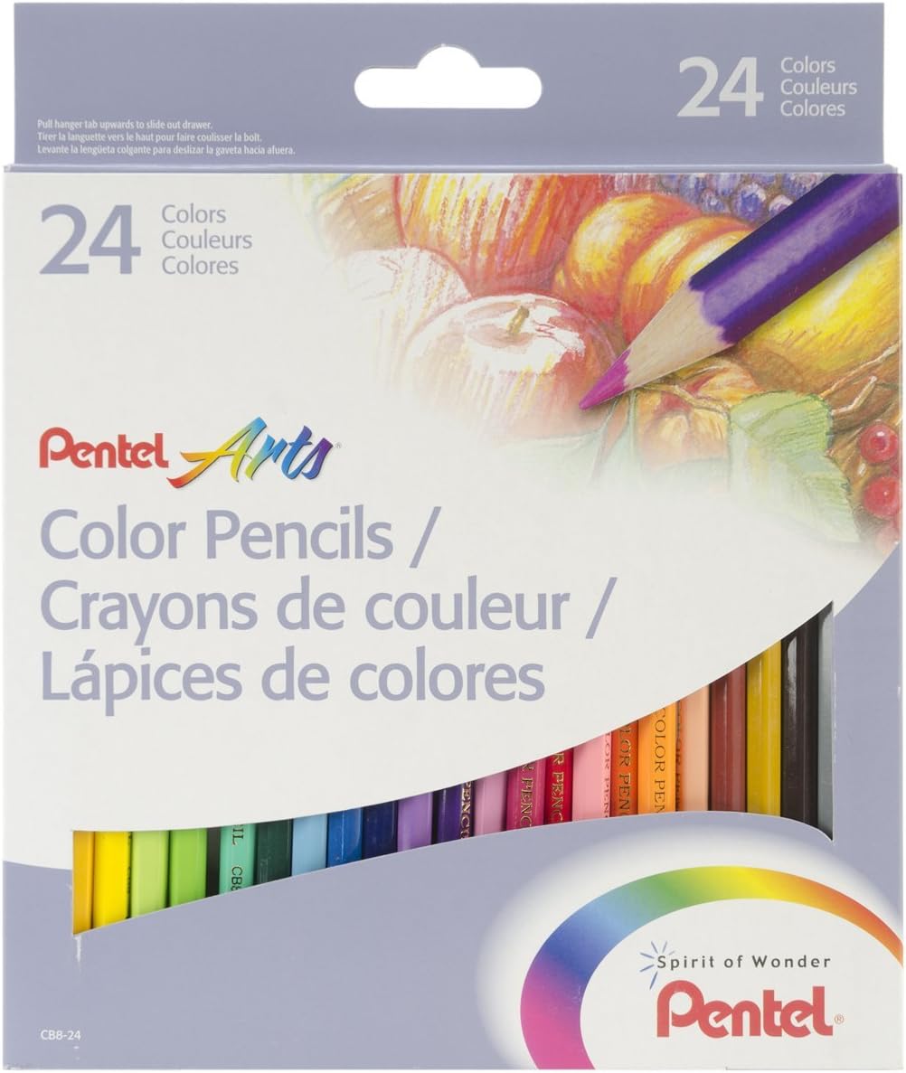 Pentel CB9 étui De 24 Crayons De Couleur Aquarellables194