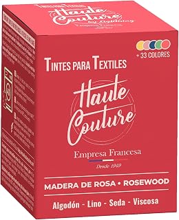 HAUTE COUTURE - Tinte para Ropa y Textil Madera de Rosa - 350g - Madera de Rosa - Tinte Textil Todo en uno - Listo Para Teñir Ropa y Tejidos