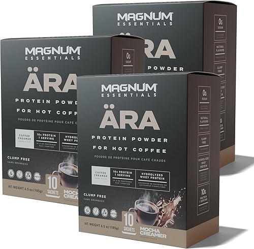 Miniatura 1 de Allo Crema de café en polvo con proteína moca  Sin gluten sin grumos sin azúcar  035oz de proteína de suero hidrolizada en polvo  Se disuelve en