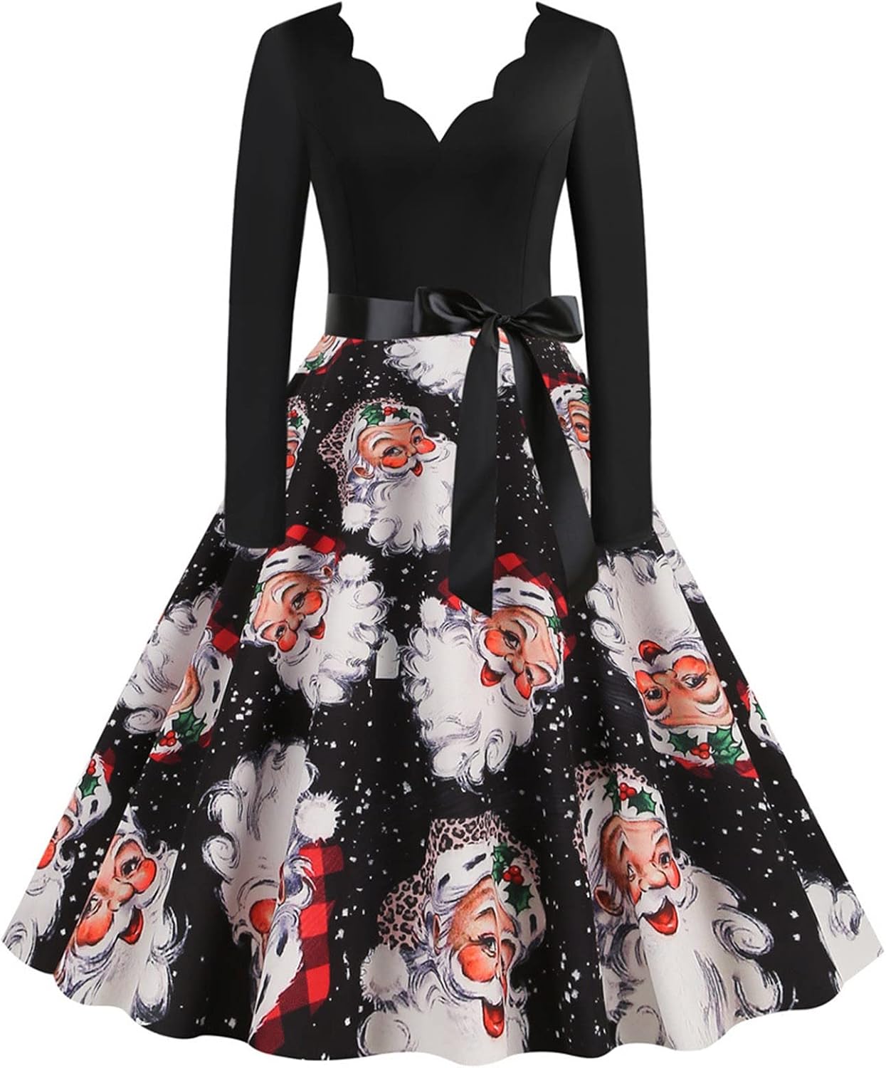 Weihnachtskleid Mit Kapuze - Festliches Sweatkleid Für Die Feiertage