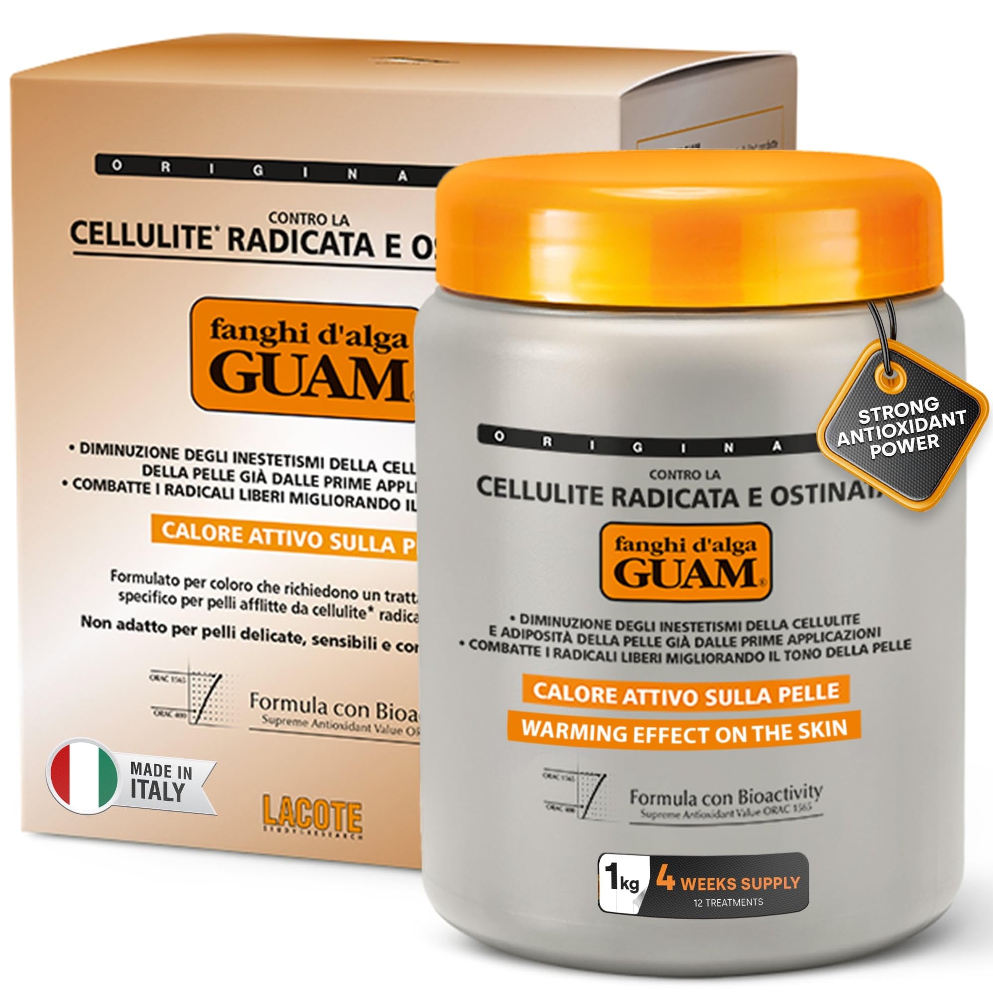 Sponsored Ad – Seaweed Mud Stubborn & Deeply Rooted Anti Cellulite Treatment - 1kg Antioxidant Hot Body Mask Cellulite Remover for Legs & Thighs - Skin Firming Cream to Reduce Imperfections & Boost Circulation