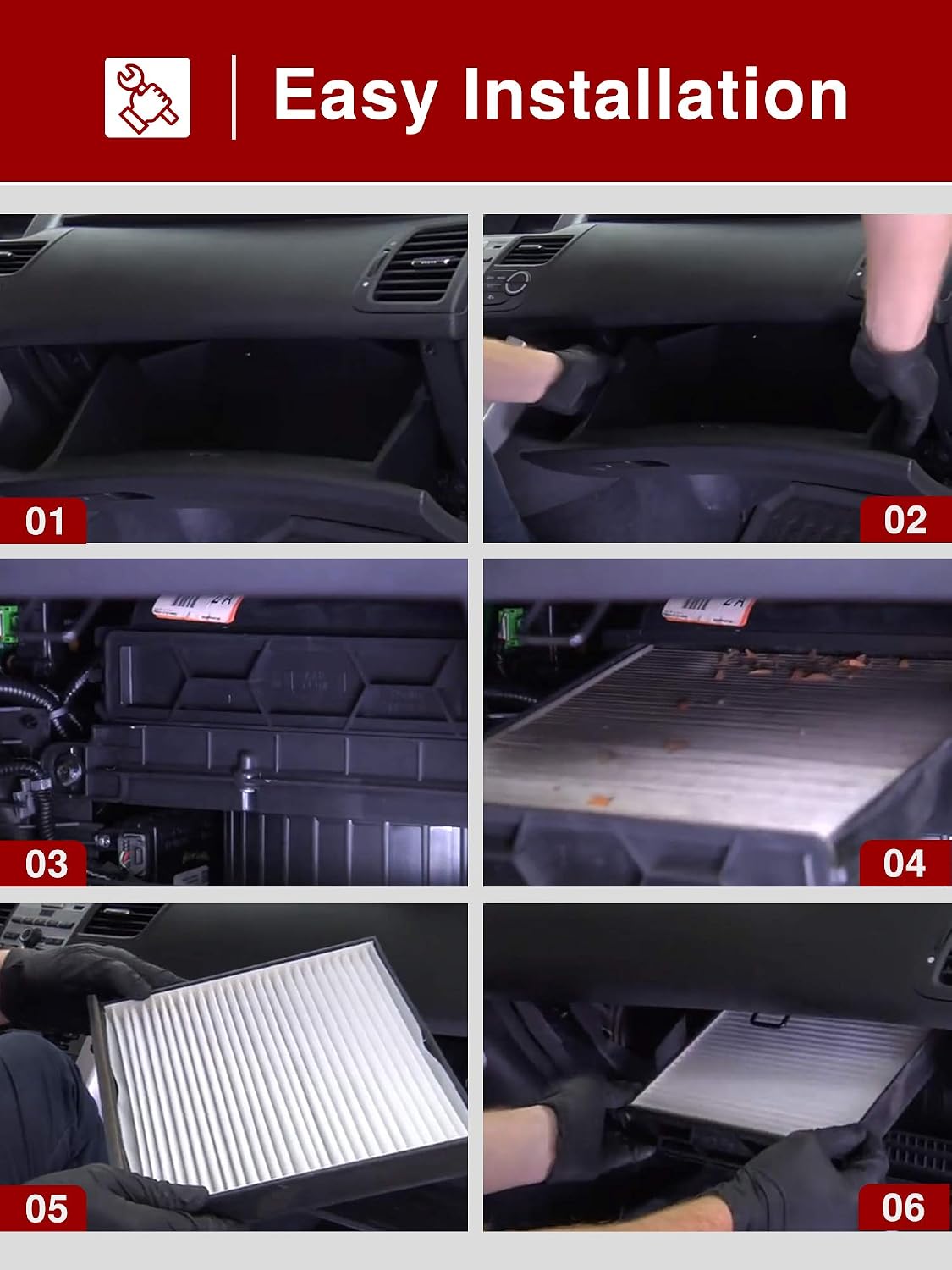 Puroma Cabin Air Filter with Activated Carbon, Replacement for CP285, CF10285, Toyota, Lexus, Scion (2 pcs)