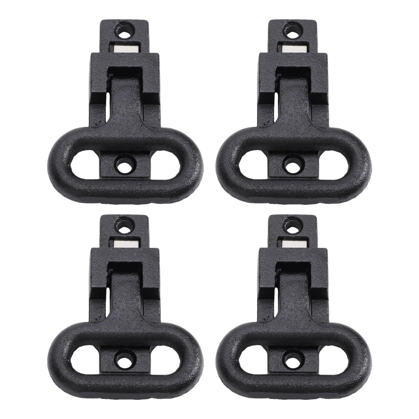 Lot de 4 Marches Pliantes en Acier, Antidérapantes et Robustes avec Fixation Sécurisée pour Camions, Remorques, Bus, Bateaux, Camping-Cars, Marches Pliables pour Véhicule