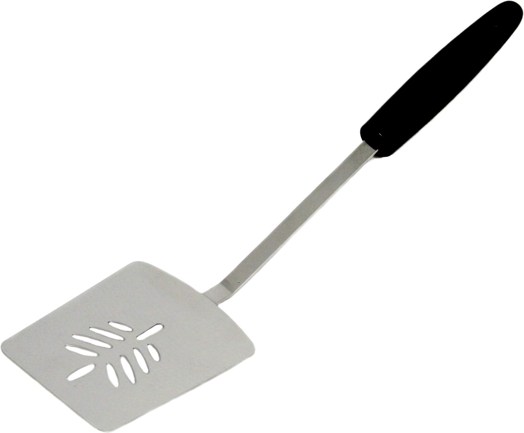 Chef Craft 12907 Select Stainless Steel Turner/Spatula, 14", Black