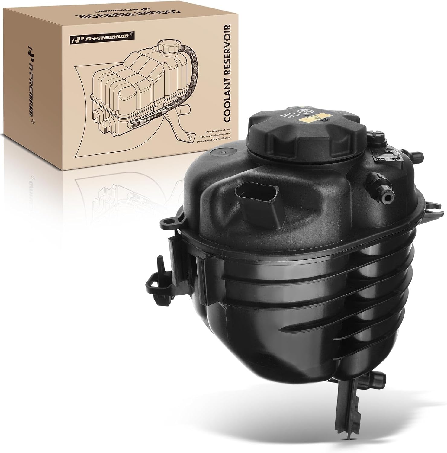 A-Premium Coolant Overflow Recovery Reservoir Tank [with Cap & Sensor] Compatible with BMW 330i xDrive/Z4 2019-2024, 330e/M340i xDrive 2020-2024, 330e 430i M440i xDrive 2021-2024, M440i Gran Coupe