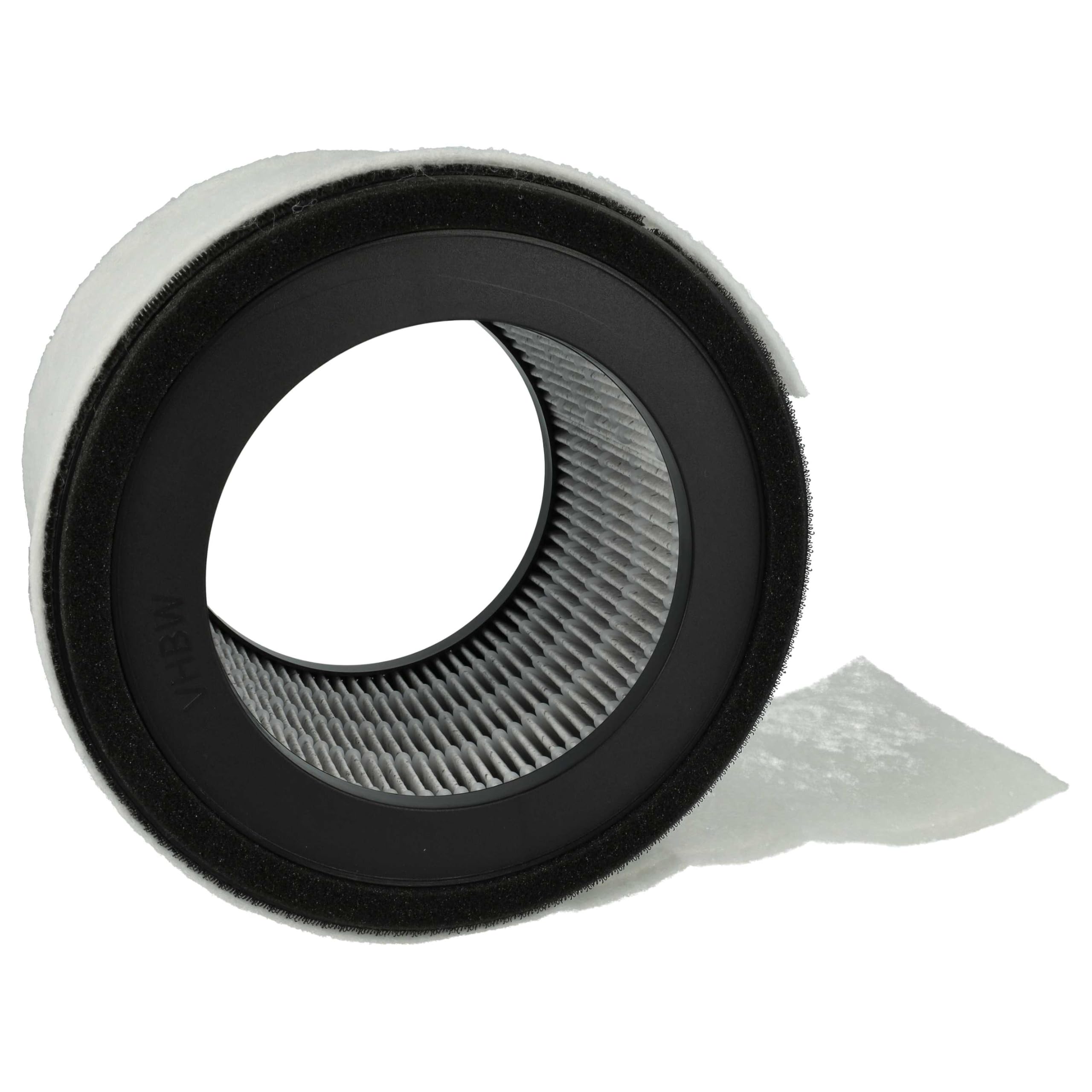Vhbw 2x filtro HEPA compatibile con Leifheit / Soehnle Airfresh Clean