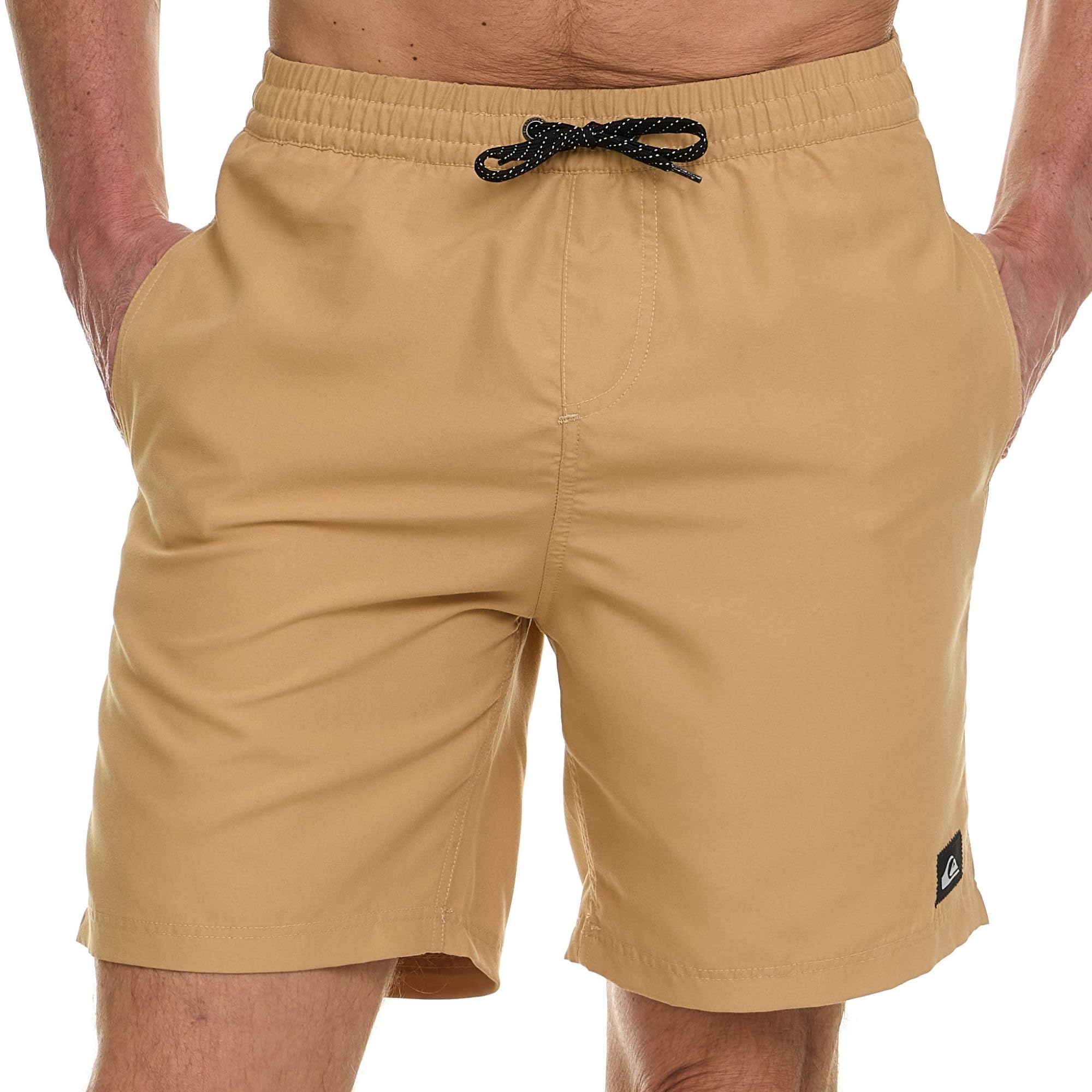 Quiksilver Traje de baño para hombre grande y alto, pantalones cortos de natación de secado rápido de 10 pulgadas