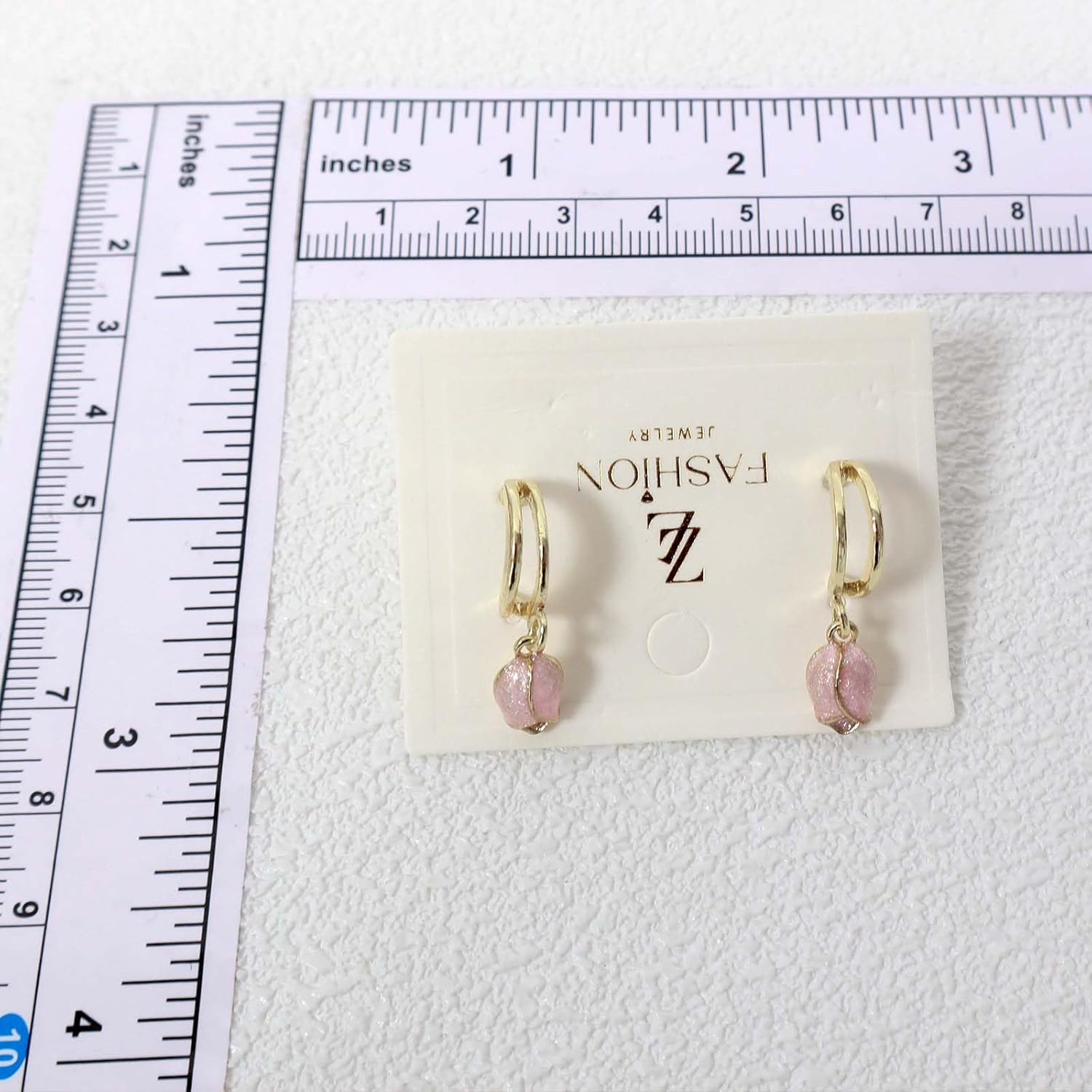 W WEILIRIAN Boho Flower Dangle Earrings Tulip Drop Earrings Flower Wrap Stud Earrings Gold Flower Earrings Jewelry for Women Gifts - Image 4