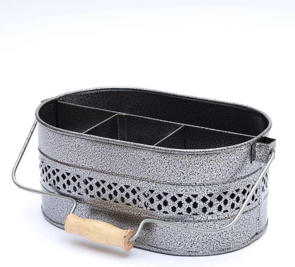 Farmhouse Utensil Caddy, Table Caddy, Picnic Utensil