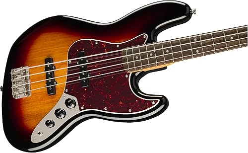 Miniatura 5 de Squier Classic Vibe 60s Jazz Bass, Sunburst de 3 colores, diapasón de laurel