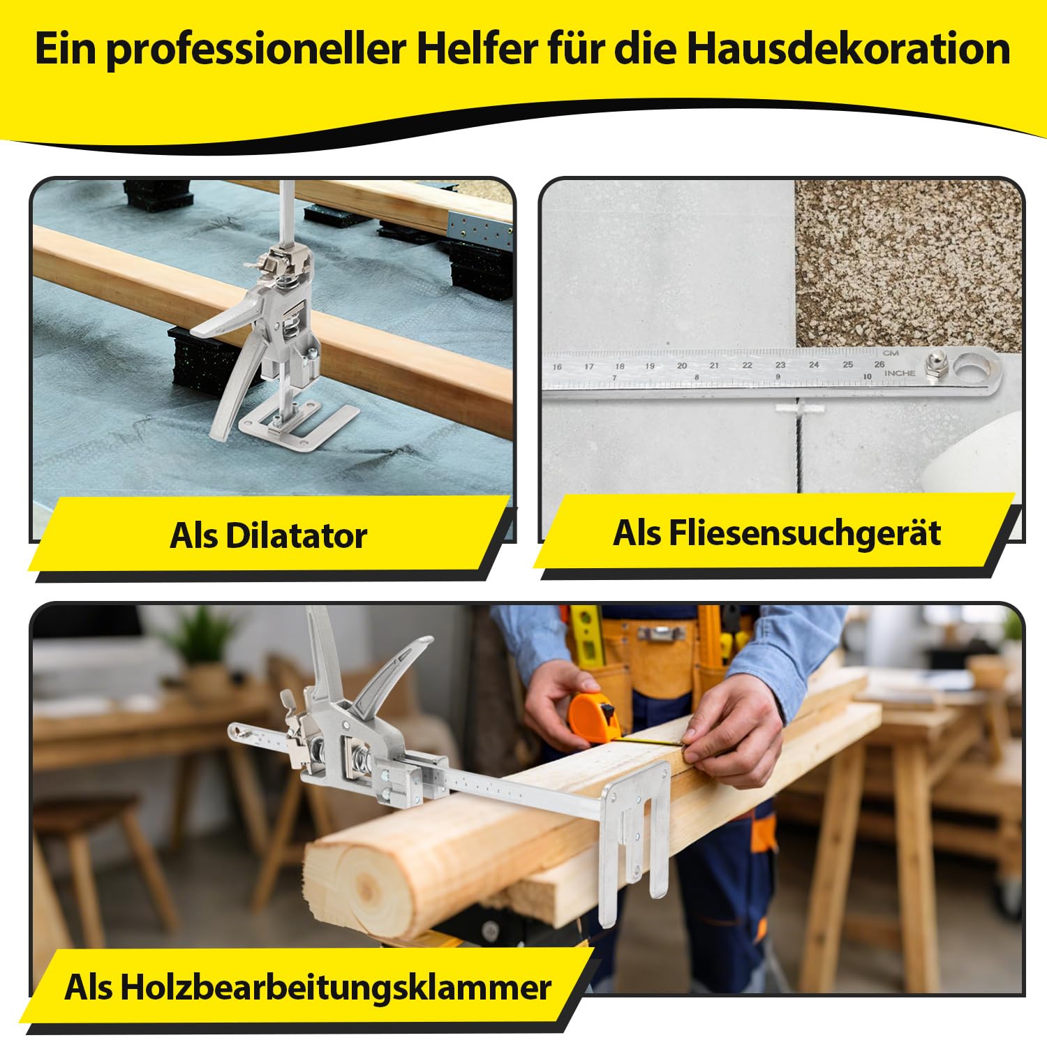 30 cm Arbeitssparender Arm, 4 Stück Arm-Handhebewerkzeug, Höhenversteller mit Skala, Langsam und Schnell Hebefunktion, Mobelheber für Schwere Möbel, Handheld Jack Tool, Bis Zu 150KG