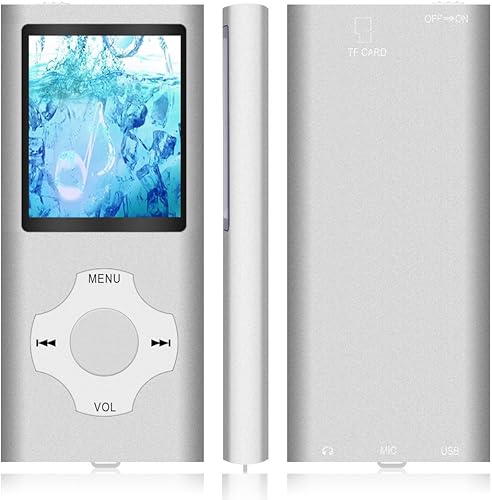 Miniatura 2 de Hotechs - Reproductor de MP3 MP4, reproductor de música MP3 con tarjeta SD de 32 GB Slim Classic Digital LCD pantalla de 1.82 pulgadas, mini puerto