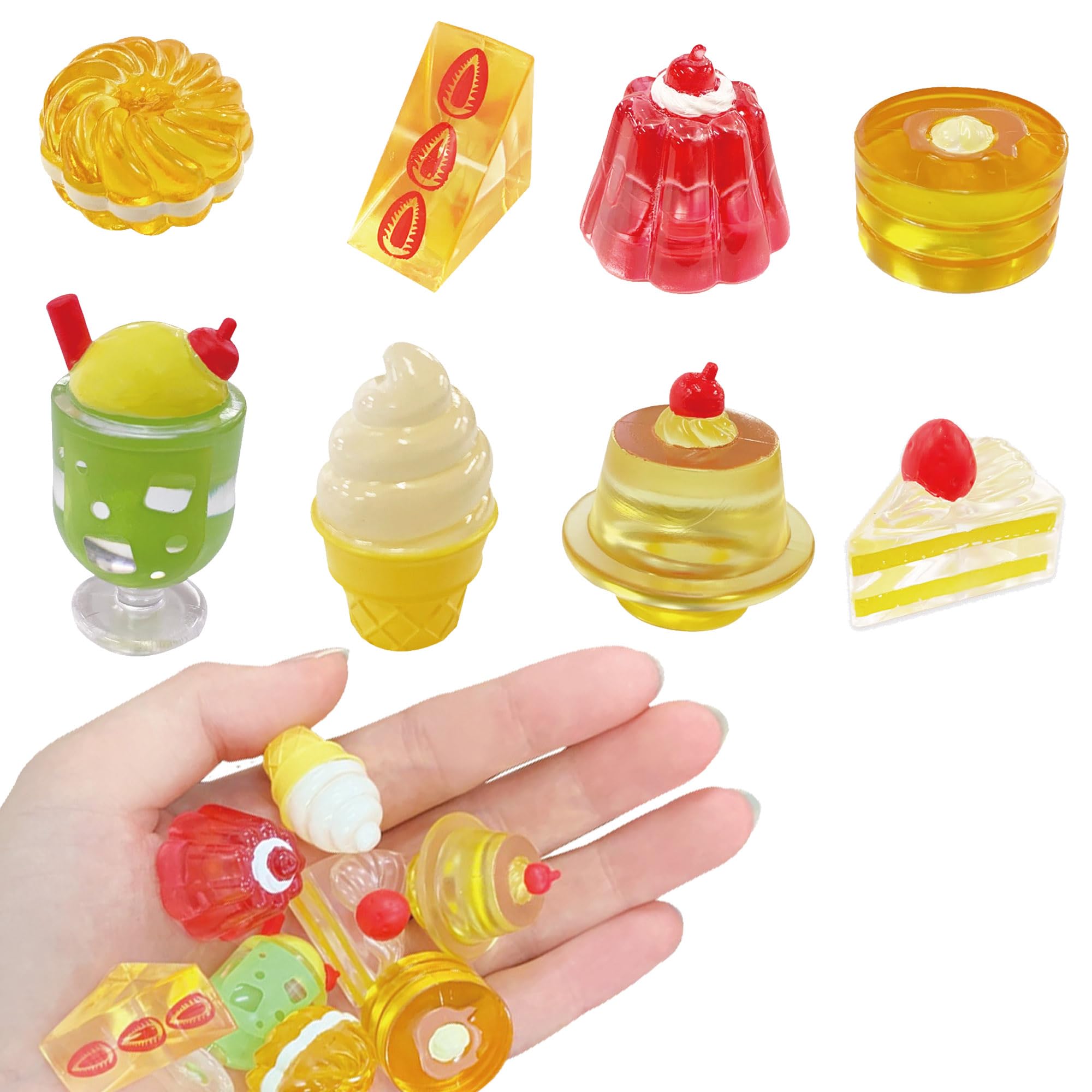 Amazon | 宝石おもちゃ ミニ 宝石マスコット レトロ おやつ 喫茶店 全