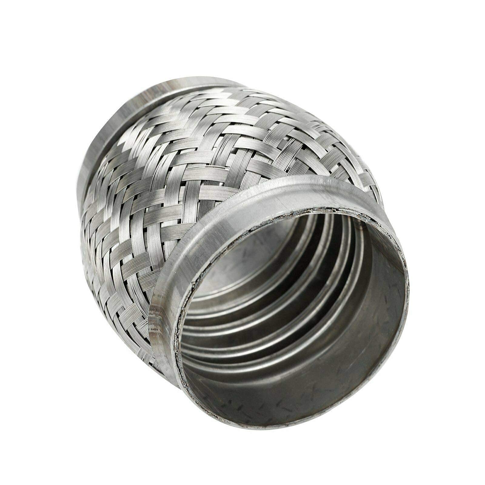 Universal Heavy Duty Stainless Steel Exhaust Flex Pipe Double Braid 3 X 4 Long