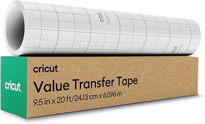 Cricut Value Transfer Tape for Joy Xtra Machine - (9.5in x 20ft Roll)