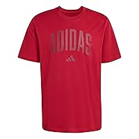 adidas Homme Collegiate Lineage Graphic T-Shirt, Active Maroon