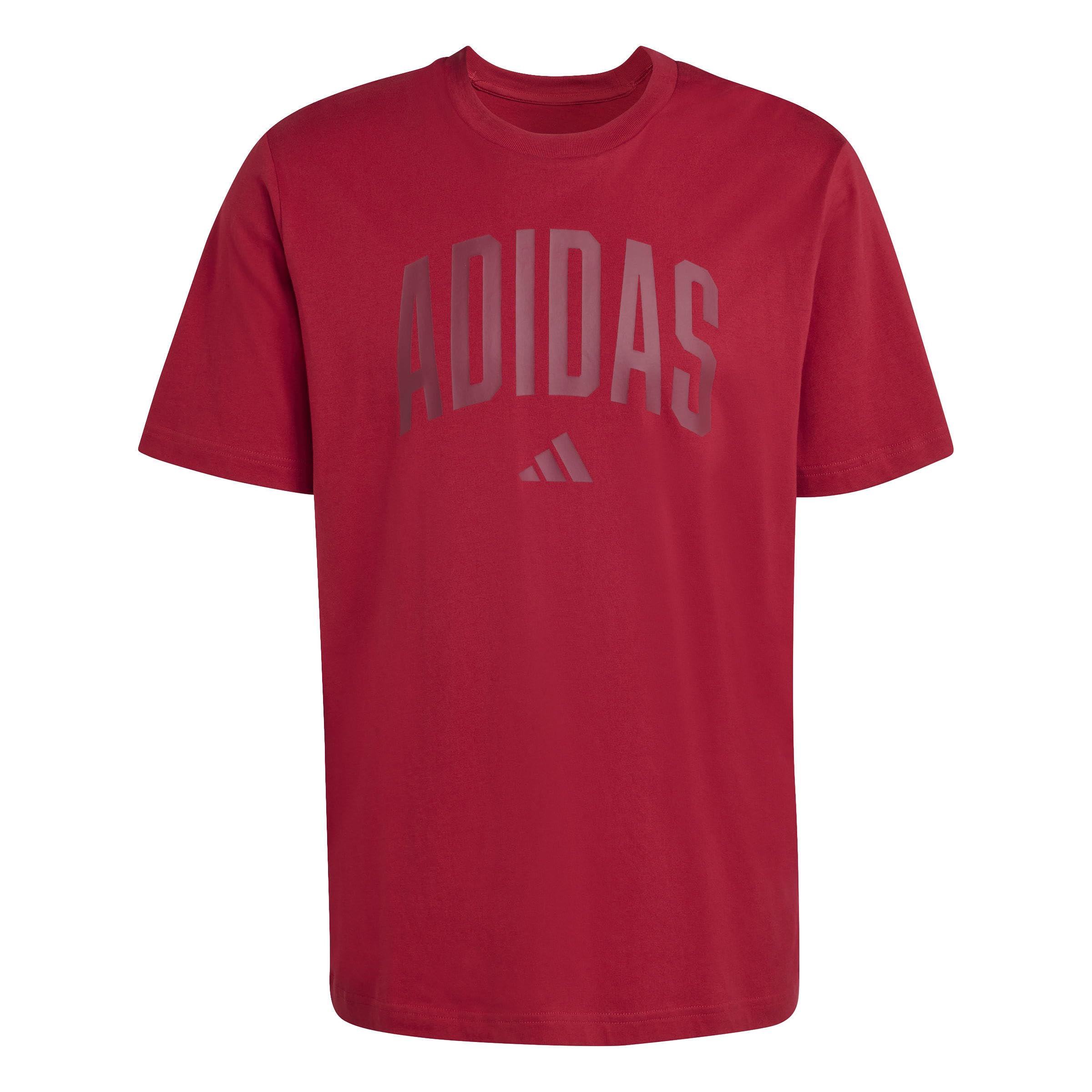 adidas Men's Collegiate Lineage Graphic T-Shirt, Active Maroon, XL