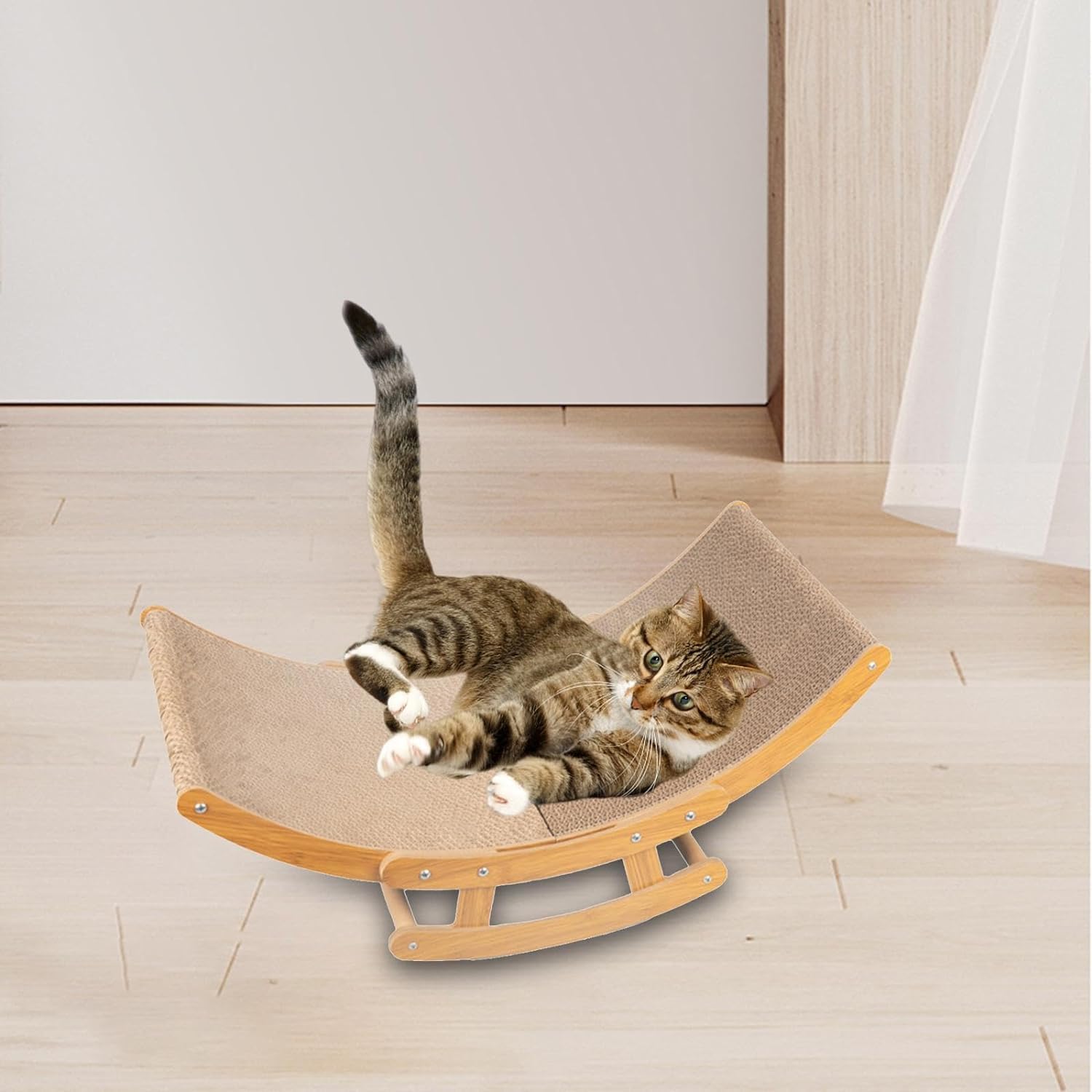 Tiragraffi, Tiragraffi for conigli, Sedia a dondolo for gatti, Letto amaca a dondolo for gatti, Letto for dormire for gatti, Lettino for animali domestici Tiragraffi for gatti Sedia a dondolo Sedia a
