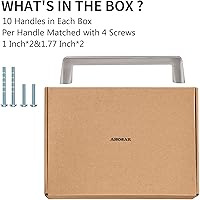 Vista 3 de Paquete de 10 manijas sólidas de aleación de zinc de 5 pulgadas, níquel satinado cepillado, tiradores de cajones, accesorios de muebles