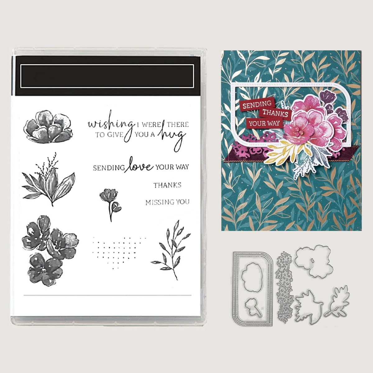 2024-2025 Newest Stamps and Dies,Christmas Stamps for Card Making, Stamps and Dies Sets for Card Making for DIY Various Festivals Album Scrapbooking Birthdays Greeting Card (9319)