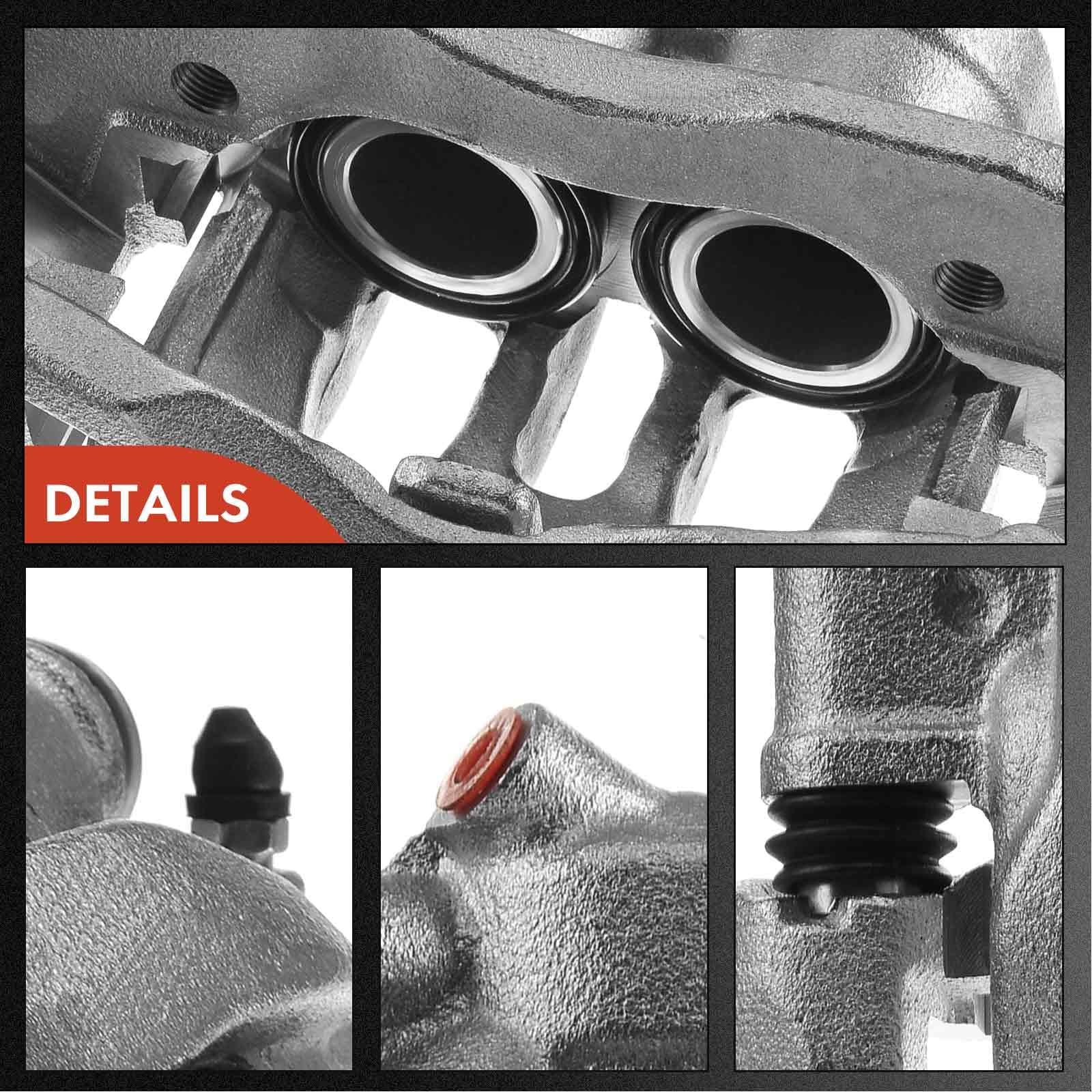 Frankberg Bremssattel Bremszange Vorne Links mit Halter (Lochabstand Halterung 140mm) Kompatibel mit Sprinter 3,5-T Sprinter 3-T Crafte.r 30-35 Crafte.r 30-50 Replace# 2E0615105B