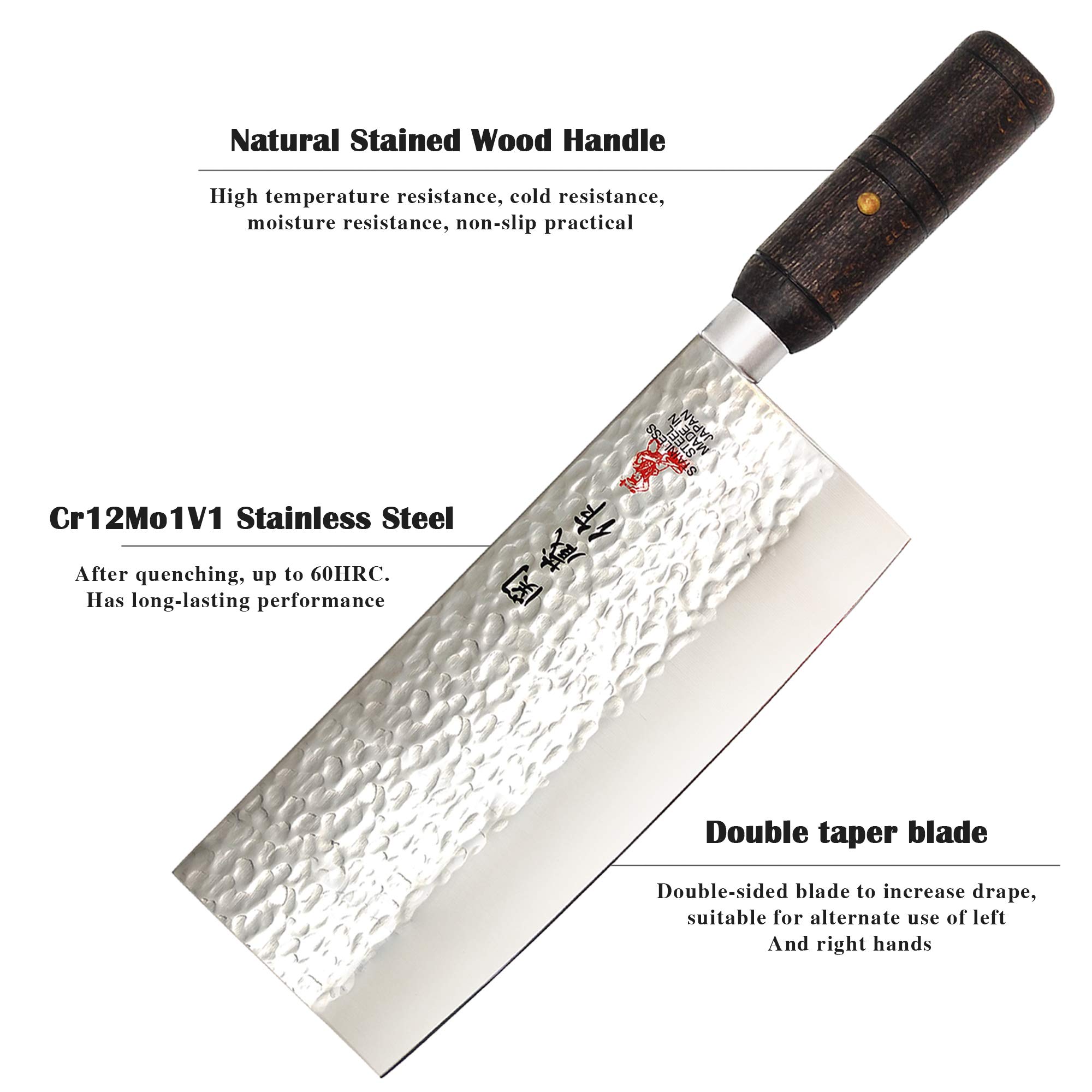 Amazon.com: JAPAN SEKIZO Cleaver,7 inch Chinese Chef Knife