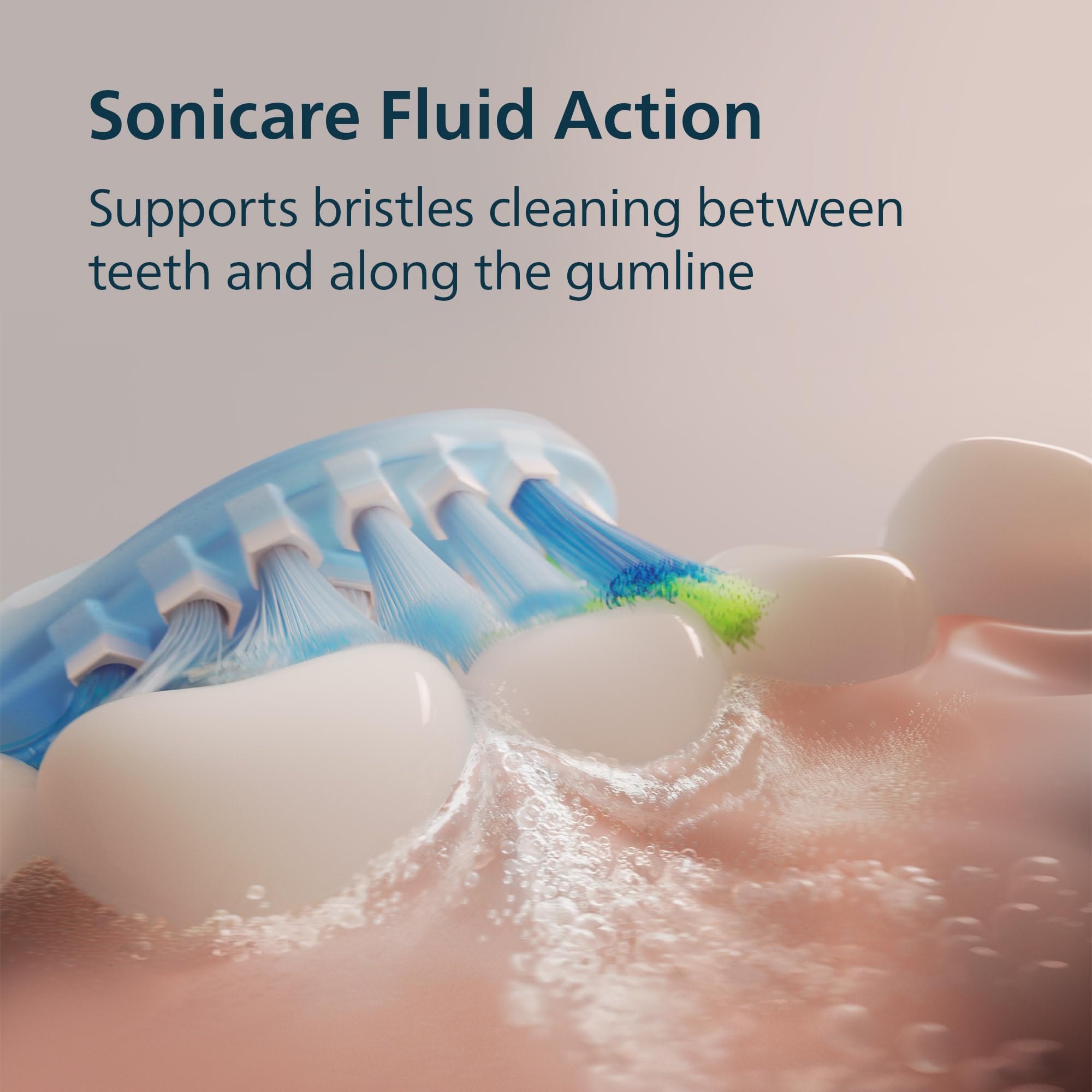 Philips Sonicare 5900 Series Electric Toothbrush - Next-Generation Sonicare Technology, Pressure Sensor, 6 Brushing Settings, SmarTimer, BrushPacer, 21-Day Runtime, Light Pink, Model HX7132/02