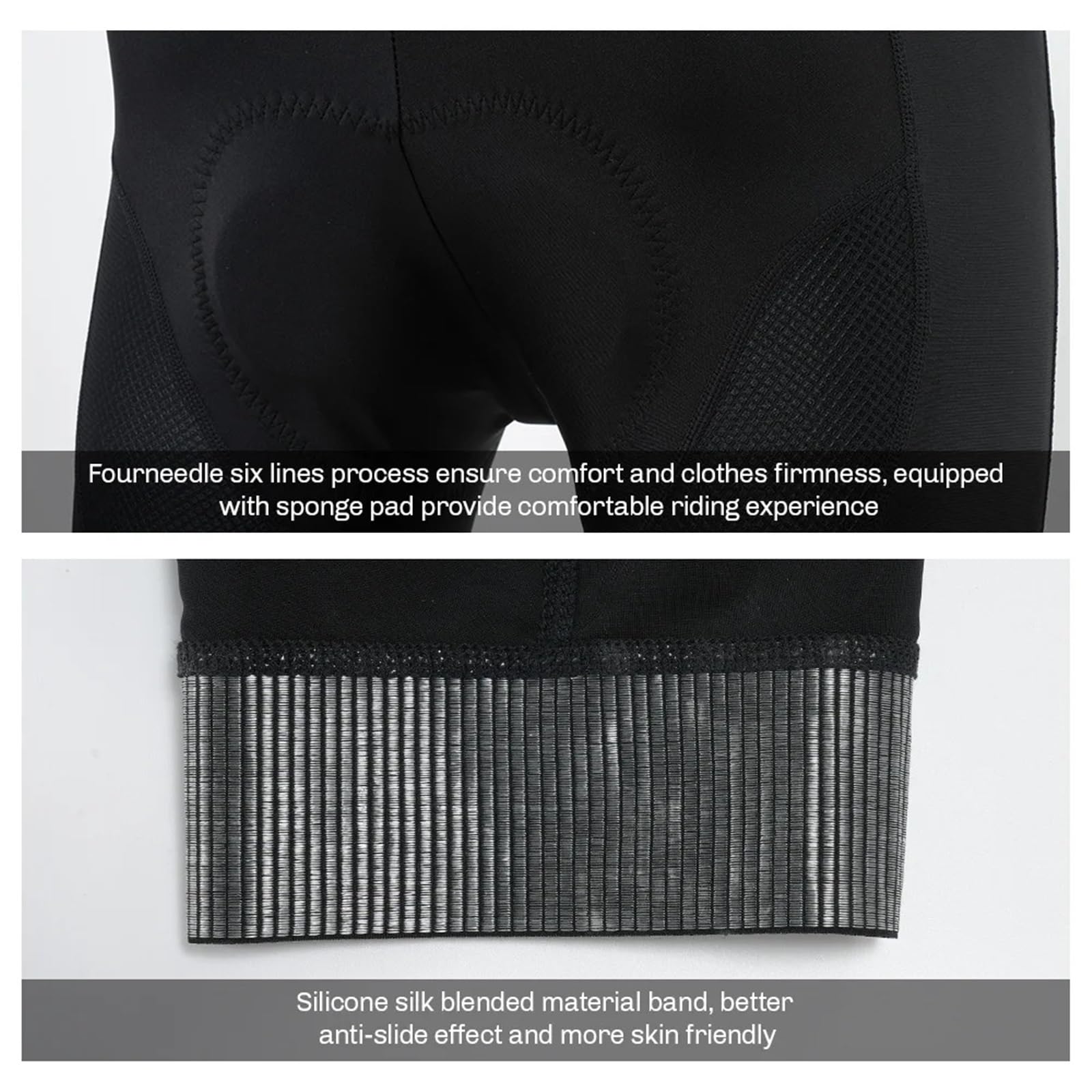 Culotte De Ciclismo con Forro Polar Pantalones Cortos de Ciclismo Polar 3/4 for Hombre, Mallas for Bicicleta montaña, Ropa Deportiva for Carretera, largas distancias, 5 h y 8