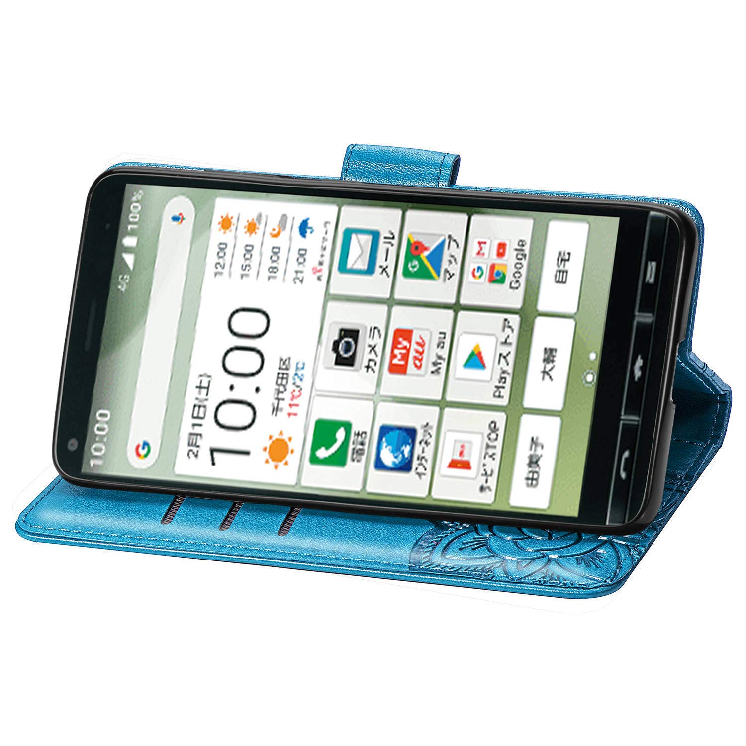 Amazon.co.jp: KYV47 BASIO 4 ケース 手帳型 ベイシオ4 ケース 財布型