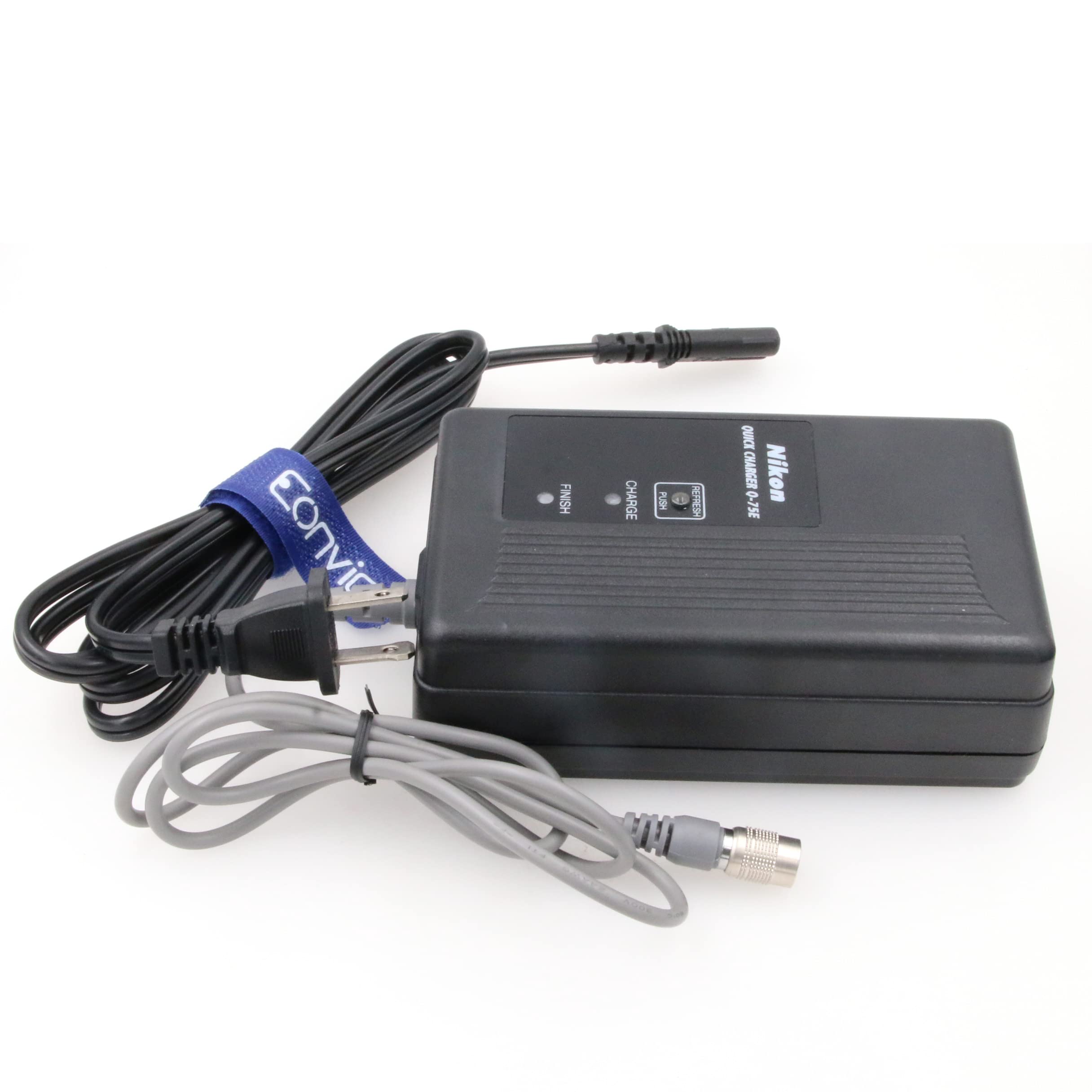 Adaptador de fuente de alimentación de 220V-240V Hirose 4 pines hembra Q-75E Q75E adaptador de corriente alterna para baterías Nikon BC-50, BC-60, BC-65, BC-70, BC-80
